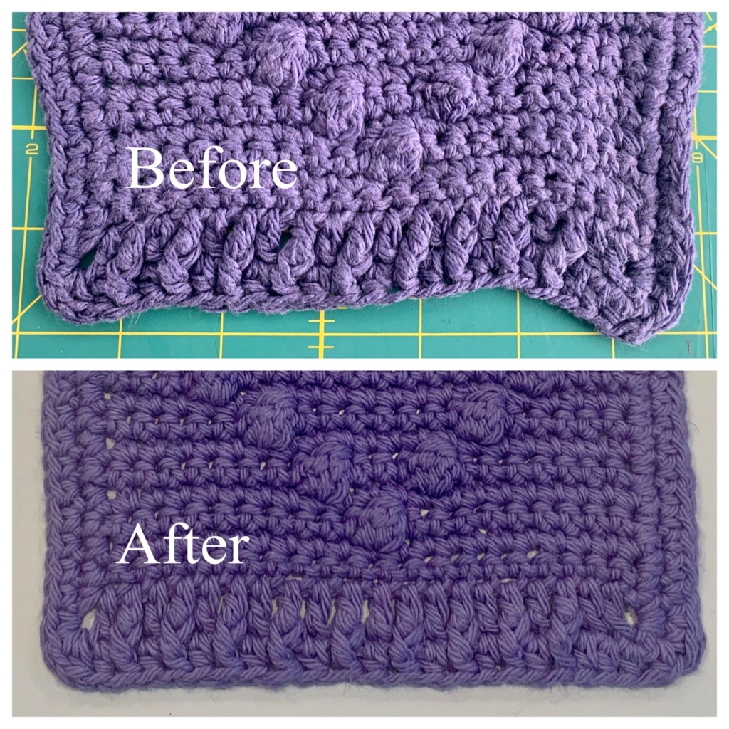 How to Wet Block your Crochet and Knit Creations